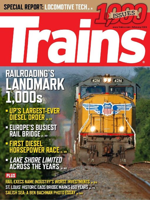 Title details for Trains by Kalmbach Publishing Co. - Magazines - Available